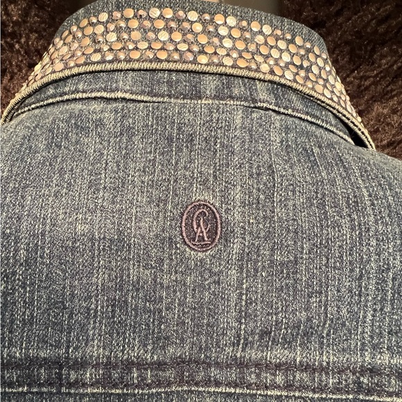 Christine Alexander Women’s Fitted Denim Tailored Jean Jacket. Size XL F293 - Picture 5 of 8